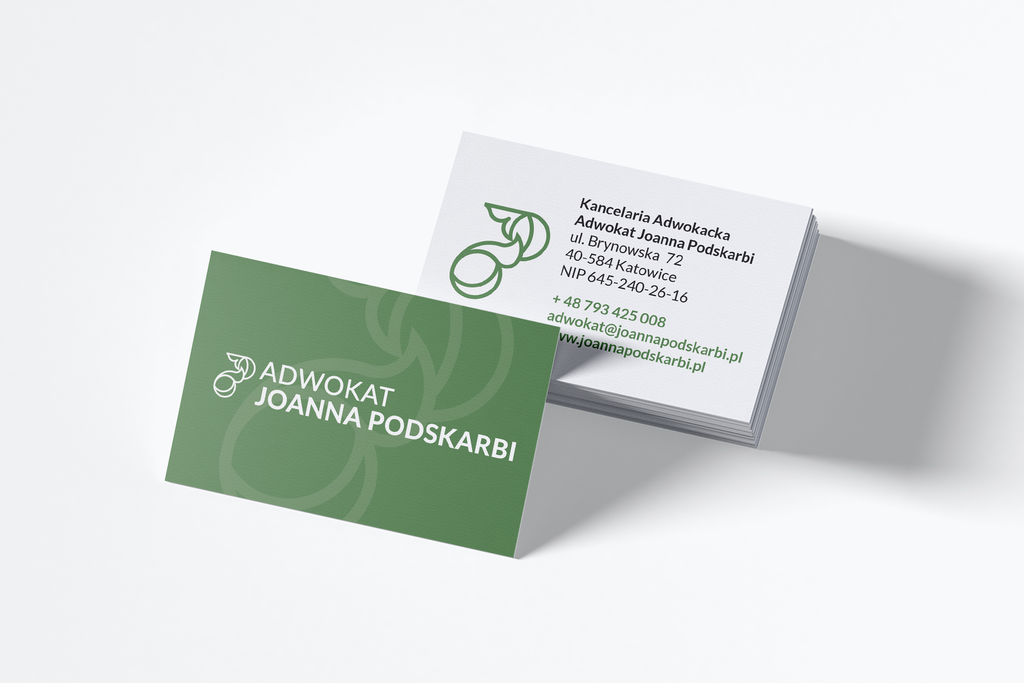 Joanna Podskarbi's business cards