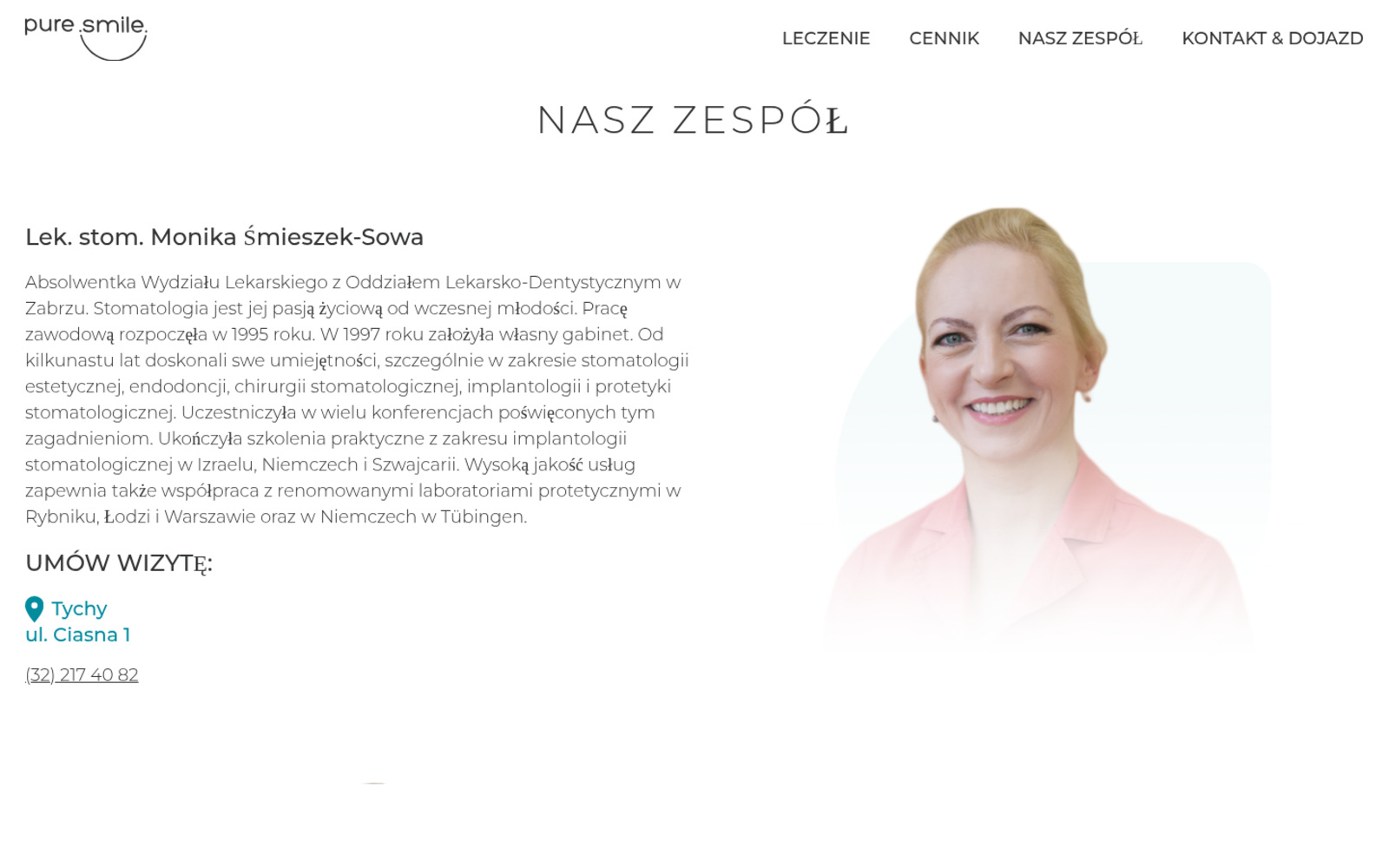 Aktualna sekcja zespołu Pure Smile